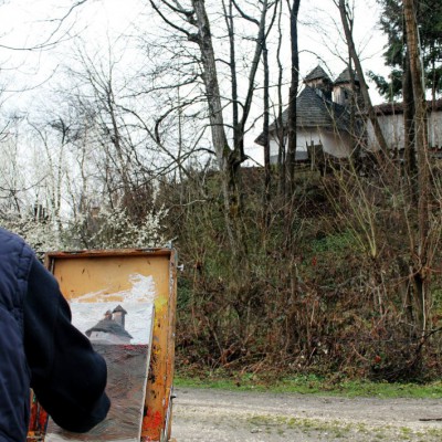 ... from the pleinair in Romania, March 2016