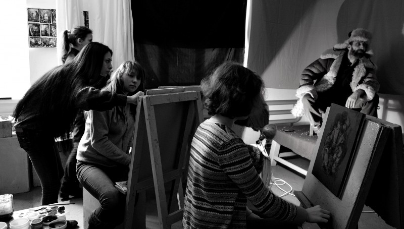 Ziua schițelor. Studenții Oxanei Țip. 16 ianuarie 2017