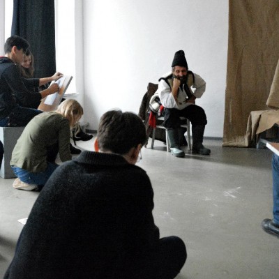 Sketches and etudes day at the Academic Lyceum of Fine Arts Igor VIERU