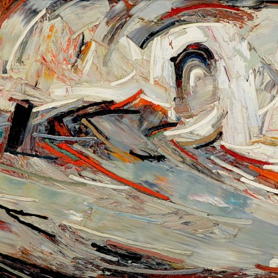 "Butuceni" by Anatol Ghimpu, 1997, 450x900mm, oil on canvas