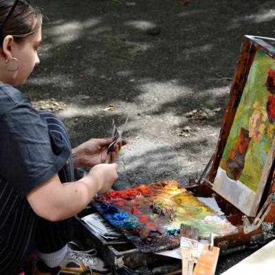 ... начало летнего пленэра / 8-й, 10-й и 11-й кл. /