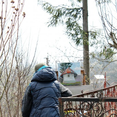 ... from the pleinair in Romania, March 2016