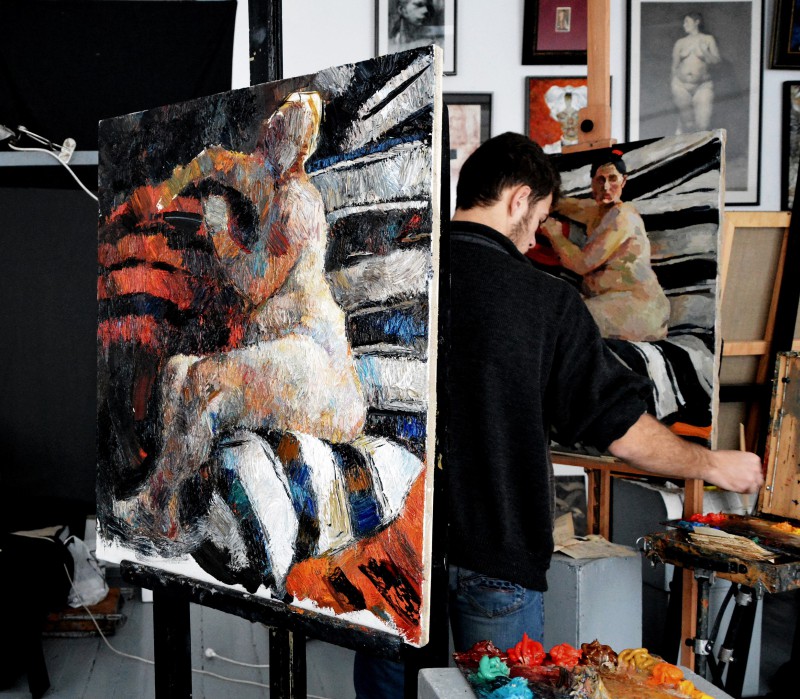 Painting lecture. XII grade. December 2015