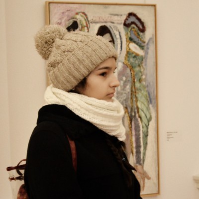 Visit at the National Museum. Exhibition of Mihai Grecu. November 2016