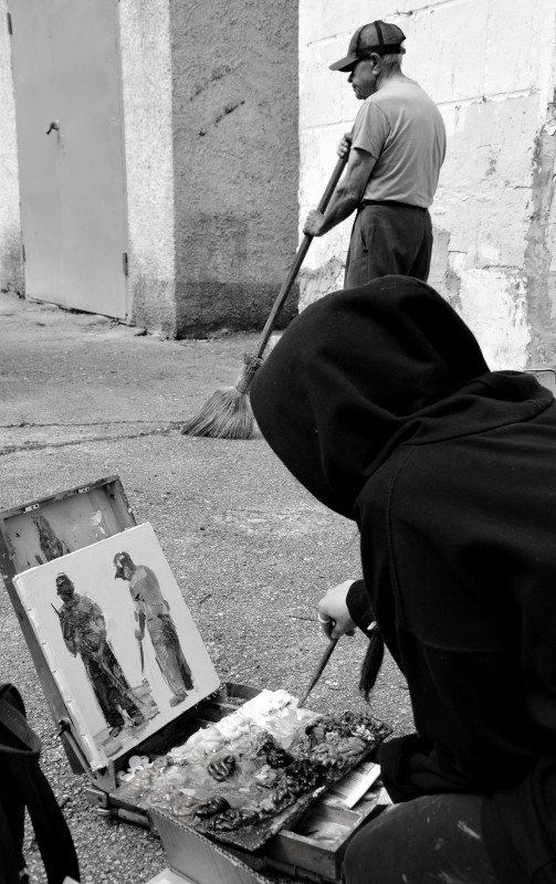 ... începutul practicii de pleinair de vară / clasa a VIII-a, a X-a și a XI-a. /