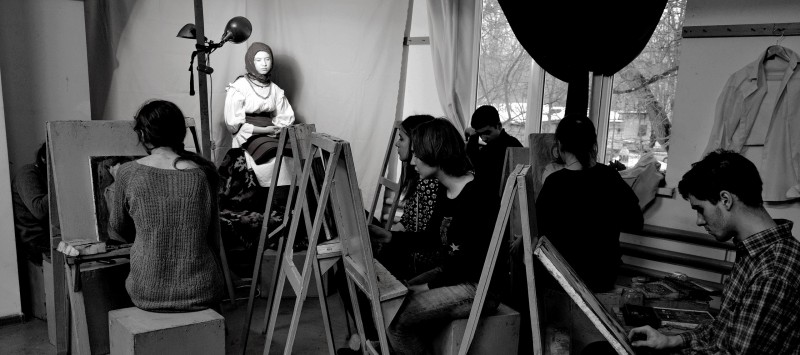 Ziua schițelor. Studenții Oxanei Țip. 16 ianuarie 2017