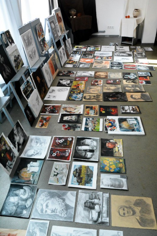 Viewings in the Academic Lyceum of Fine Arts "Igor Vieru" / Copies. 5 September 2016