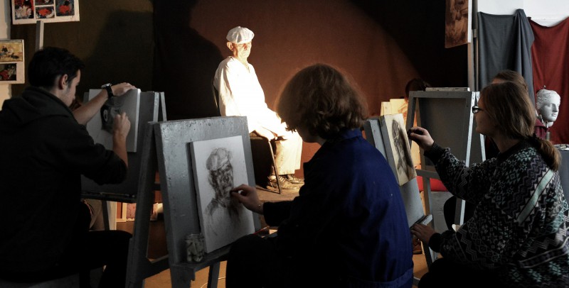 Drawing examination. X grade. December 2016