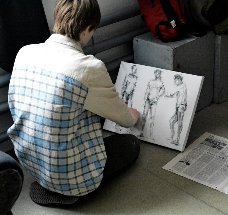 Ziua schițelor și studiilor la Liceul Academic de Arte Plastice Igor VIERU