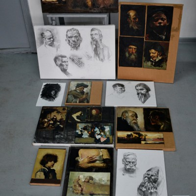 Viewings in the Academic Lyceum of Fine Arts "Igor Vieru" / Copies. 8 September 2018