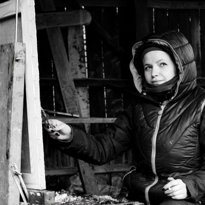 ... from the pleinair in Romania, March 2016