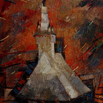 "Maramureș" by Anatol Ghimpu, ulei pe pânză