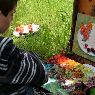 ... начало летнего пленэра / 8-й, 10-й и 11-й кл. /