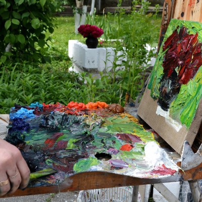 ... начало летнего пленэра / 8-й, 10-й и 11-й кл. /