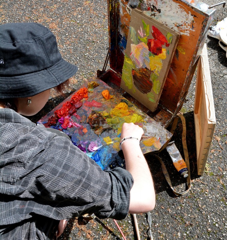 ... начало летнего пленэра / 8-й, 10-й и 11-й кл. /