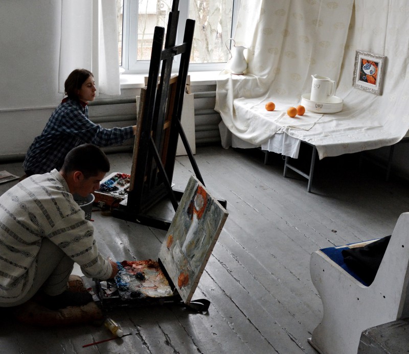 ... astăzi în atelierul cl. a XI-a și cl. a XII-a