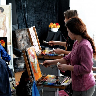 Etudes on Saturday. Flowers