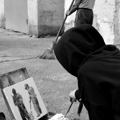 ... începutul practicii de pleinair de vară / clasa a VIII-a, a X-a și a XI-a. /