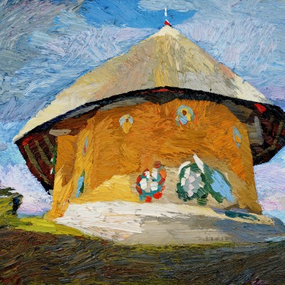 "Râmnicu-Vâlcea" by Anatol Ghimpu, ulei pe pânză