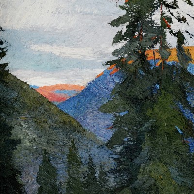 "Râmnicu-Vâlcea" by Anatol Ghimpu, 2012, 600x300mm, ulei pe pânză