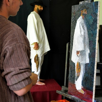 In the workshop. XII form. Anatol Ghimpu