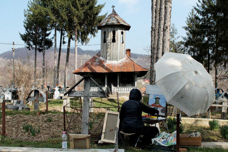 ... from the pleinair in Romania, March 2016