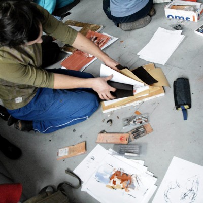 Sketches and etudes day at the Academic Lyceum of Fine Arts Igor VIERU