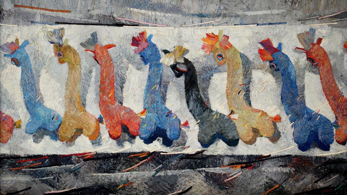 "Atelier. Girafele II", Anatol Ghimpu