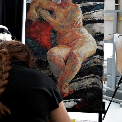 Painting lecture. XII grade. December 2015