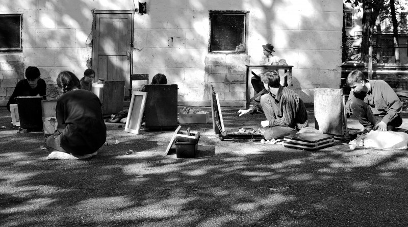 Etudes and drawings of students. September 2020