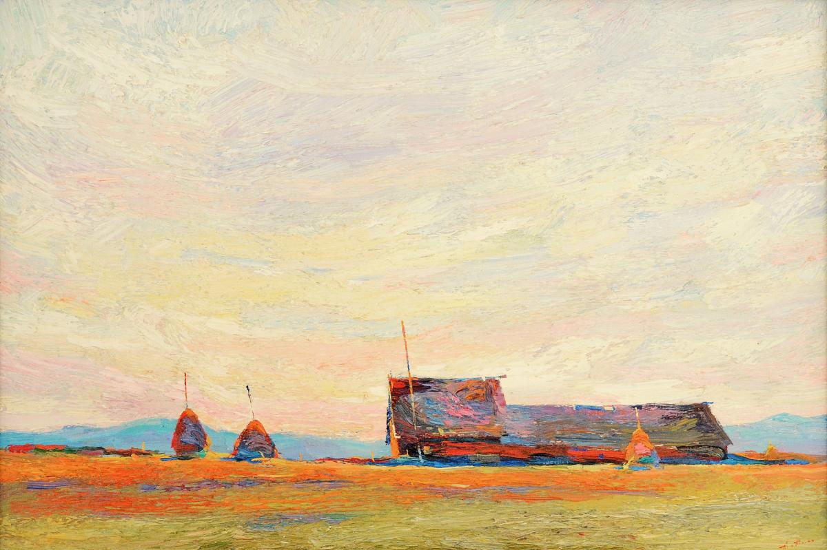 "State. Landscape with clouds", Anatol Ghimpu