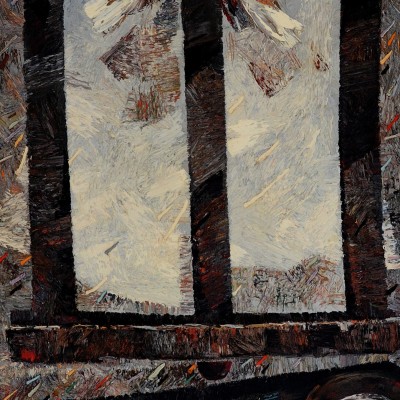 "Этюд" by Анатол Гимпу, 2004, 1200x680mm, масло / холст