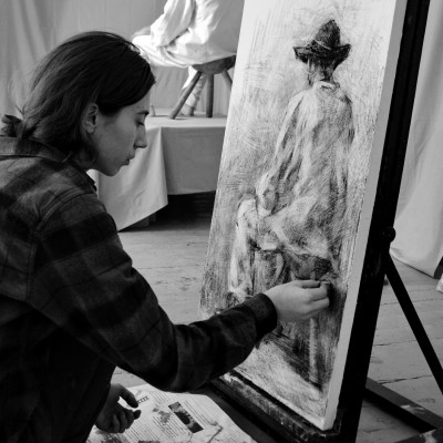 In the workshop. XII form. Anatol Ghimpu