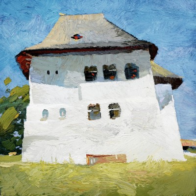 "Râmnicu-Vâlcea" by Anatol Ghimpu, ulei pe pânză