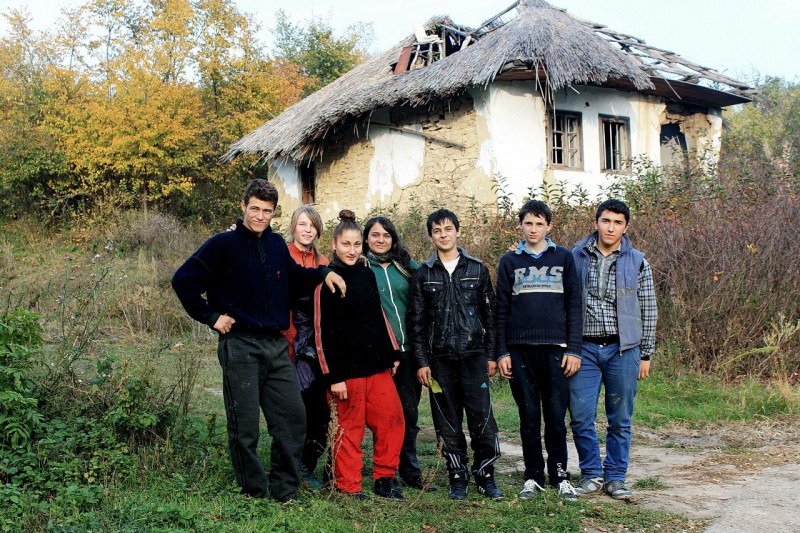 Pleinair de toamnă. Clasa IX - primele studii în ulei. octombrie 2013