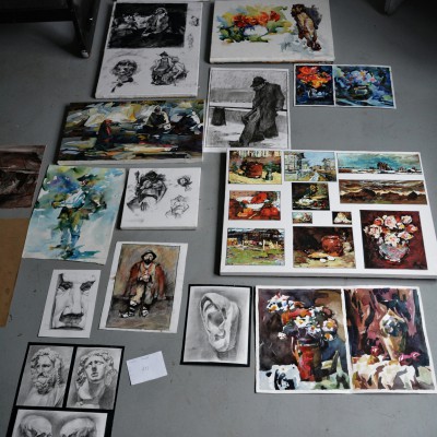 Viewings in the Academic Lyceum of Fine Arts "Igor Vieru" / Copies. 8 September 2018