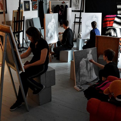 Painting lecture. XII grade. December 2015