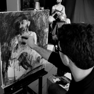 Workshop. Painting lesson. 12 January 2017