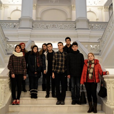 Visit at the National Museum. Exhibition of Mihai Grecu. November 2016