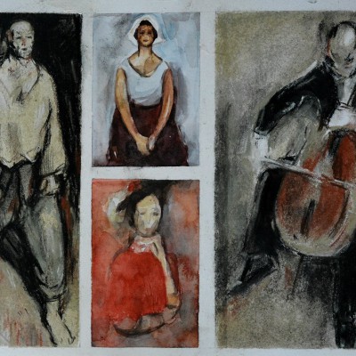 Vizionări în Liceul Academic de Arte Plastice „Igor Vieru” / Copii de pe opere. 5 septembrie 2016