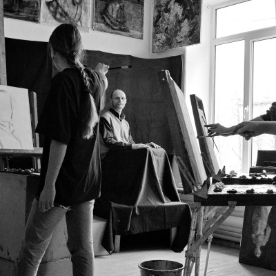 Teză semestrială la disciplina Pictură, cl. a- XI-a / 3 h academice / prof. Anatol Ghimpu