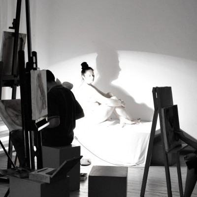 The studio of the XII grade. September 2016