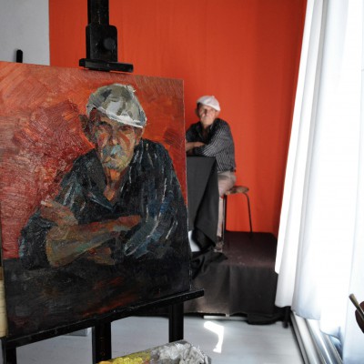 The studio of the XII grade. September 2016