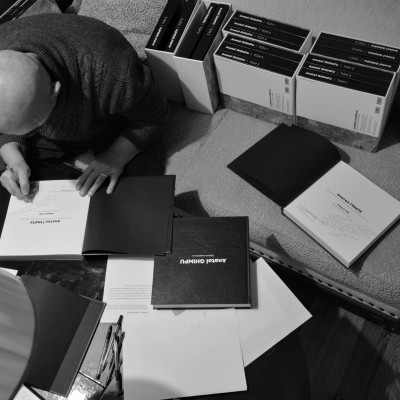 Album's arrival.
... in the circle of Students, Son and teachers.