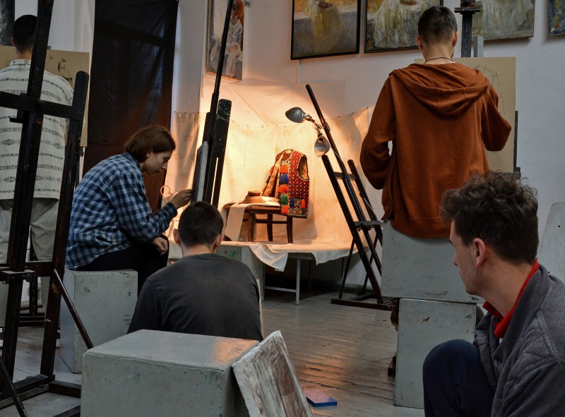 ... today in the workshop of the 11th and the 12th grade