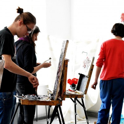 Etudes on Saturday. Flowers